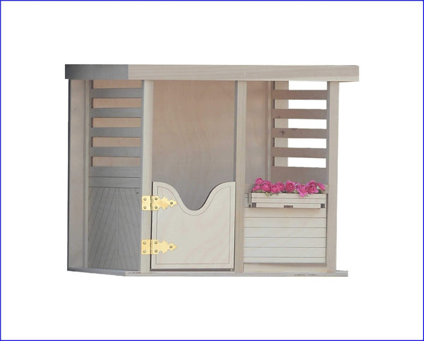 1 Box Stall Wood Barn