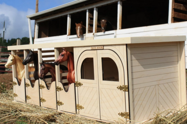 4 Stall Barn with attached Tack Room