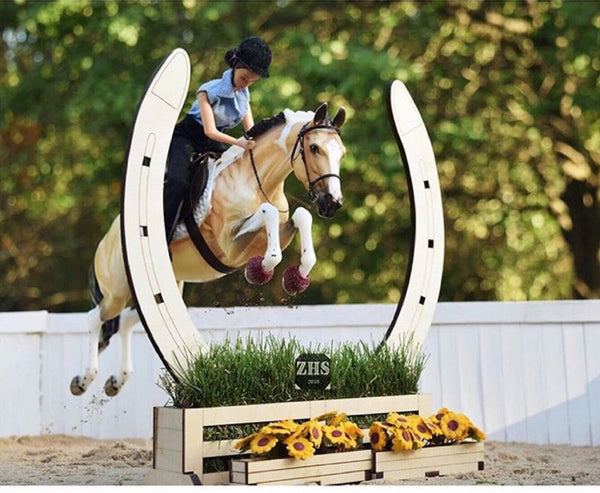 Horseshoe Jump - Great for a Hunter Derby or Cross Country Jump