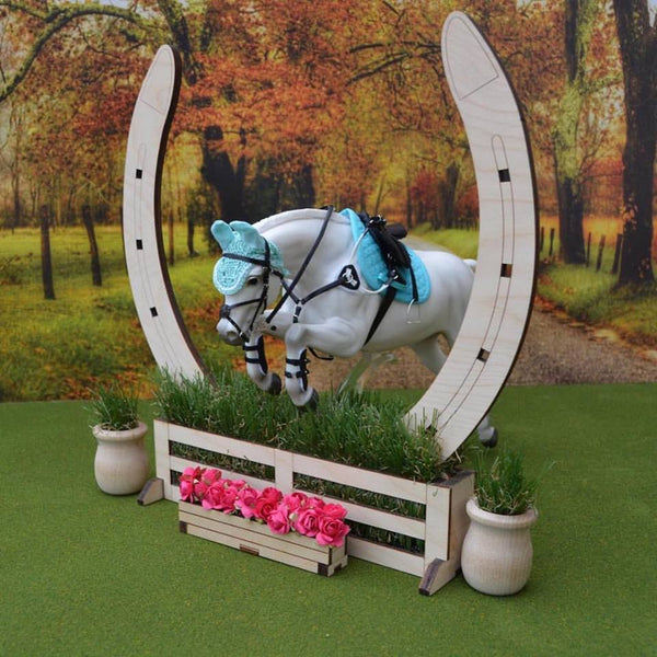 Horseshoe Jump - Great for a Hunter Derby or Cross Country Jump
