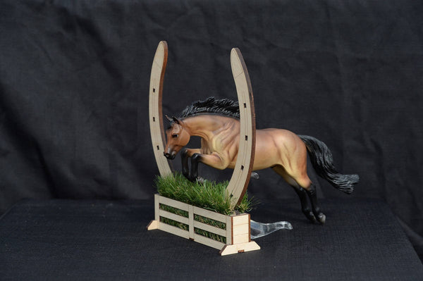 Horseshoe Jump - Great for a Hunter Derby or Cross Country Jump